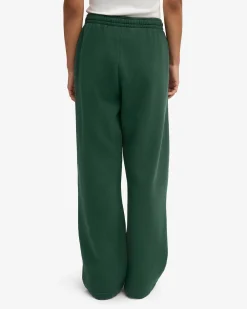Organic Straight Leg Sweatpants - Emerald Green