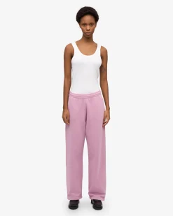 Organic Straight Leg Sweatpants - Cherry Blossom