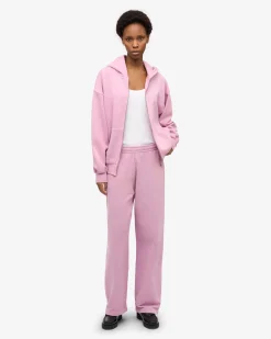 Organic Straight Leg Sweatpants - Cherry Blossom