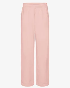 Organic Straight Leg Sweatpants - Faded Pink