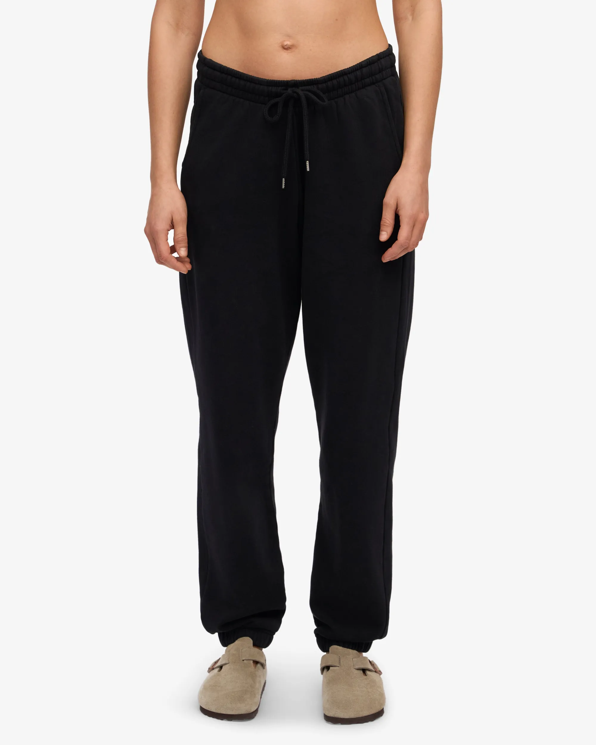 Organic Sweatpants - Deep Black