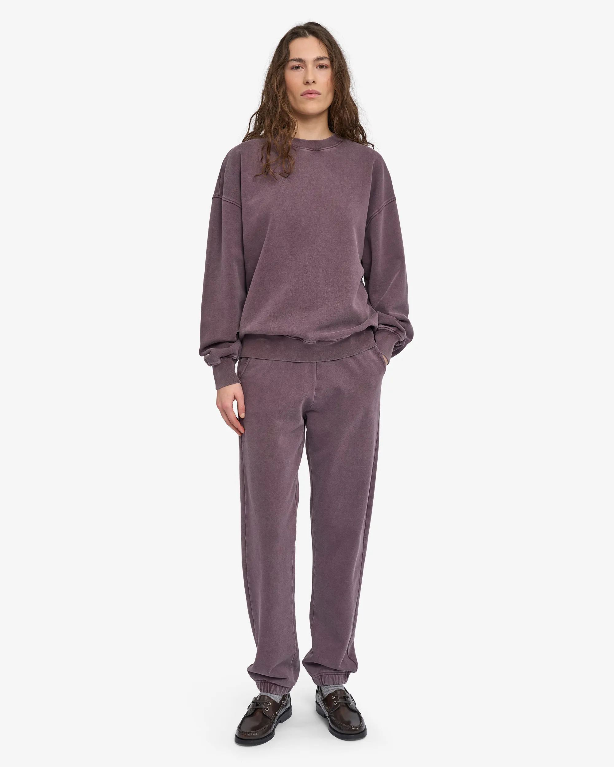 Organic Sweatpants - Faded Grape
