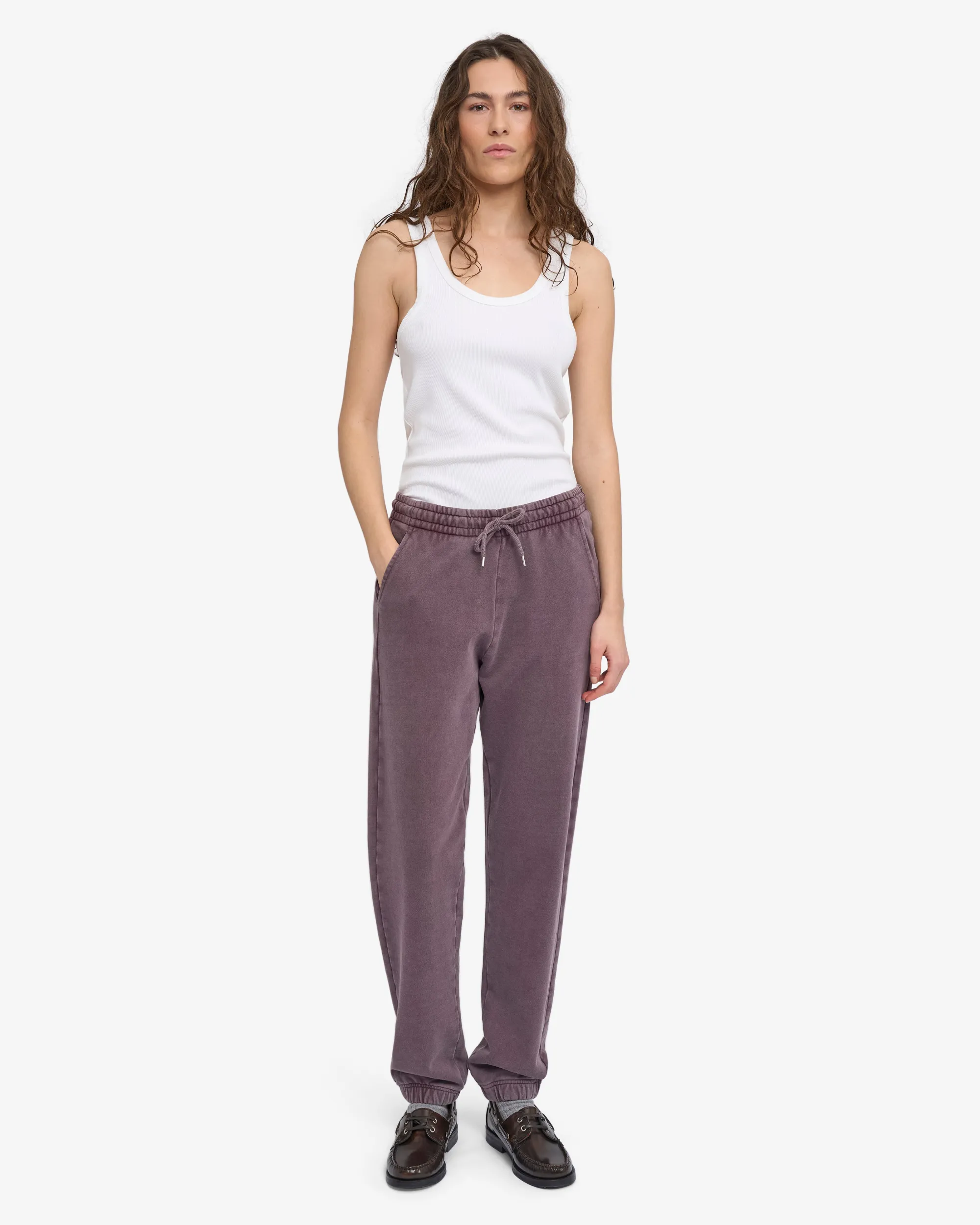 Organic Sweatpants - Faded Grape