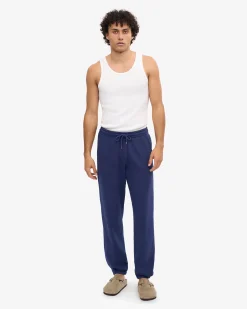 Organic Sweatpants - Marine Blue