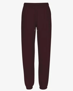 Organic Sweatpants - Oxblood Red