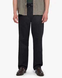 Organic Twill Pants - Deep Black