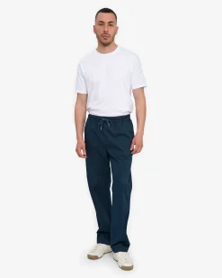 Organic Twill Pants - Navy Blue