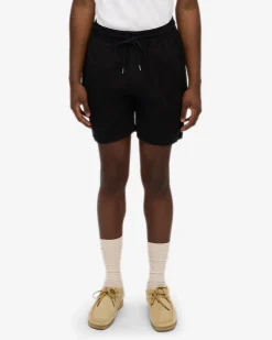 Organic Twill Shorts - Deep Black & Navy Blue (2-Pack)