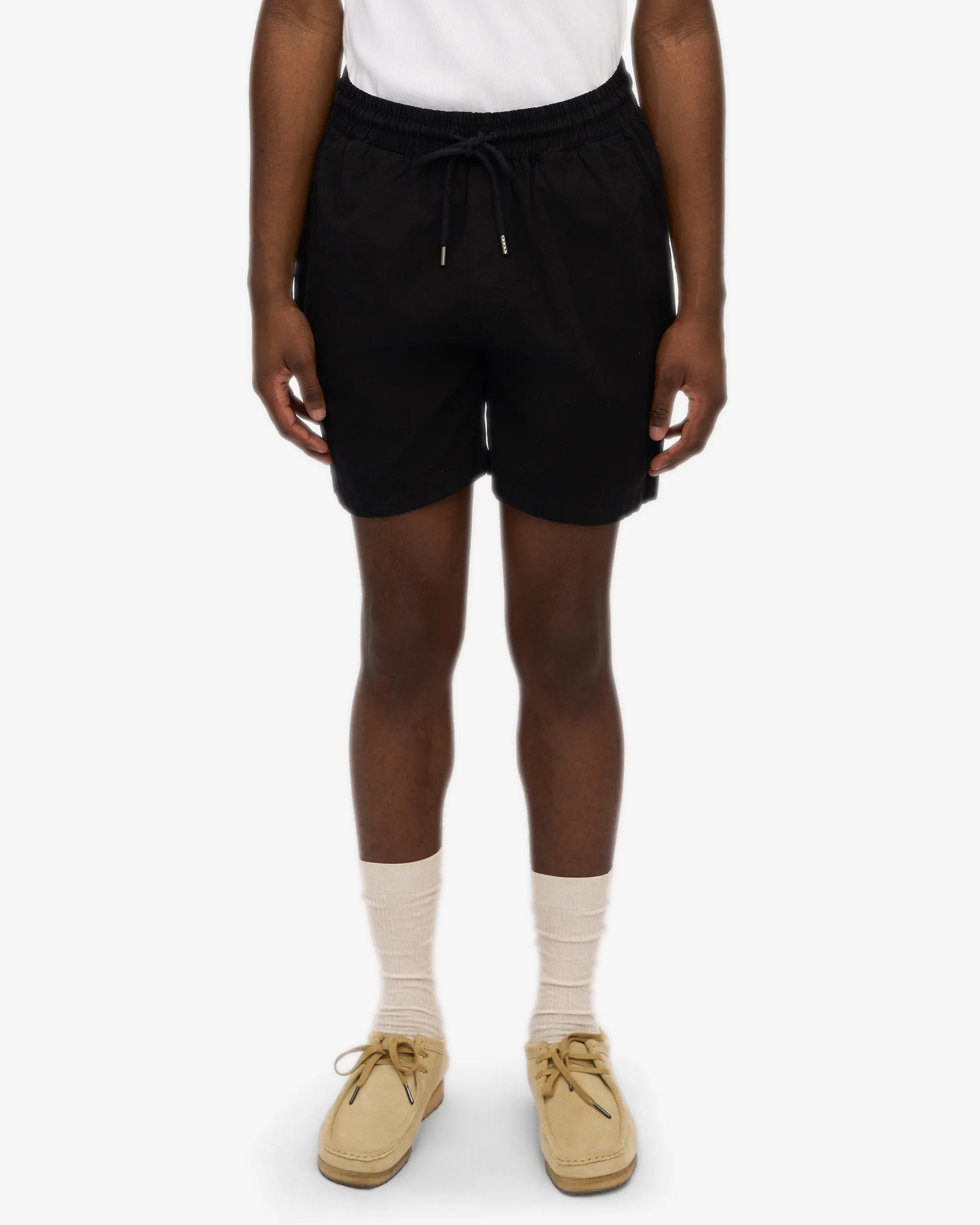 Organic Twill Shorts - Deep Black & Navy Blue (2-Pack)