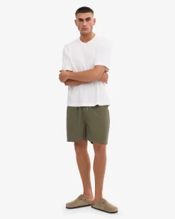Organic Twill Shorts - Lava Grey & Dusty Olive (2-Pack)