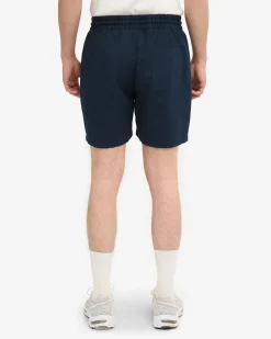Organic Twill Shorts - Navy Blue & Ivory White (2-Pack)