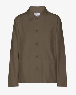 Organic Workwear Jacket - Cedar Brown