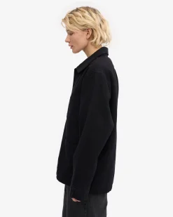Organic Workwear Jacket - Deep Black