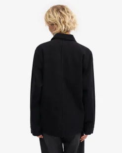 Organic Workwear Jacket - Deep Black
