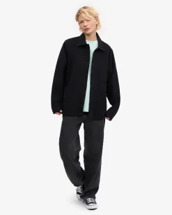 Organic Workwear Jacket - Deep Black