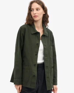 Organic Workwear Jacket - Hunter Green