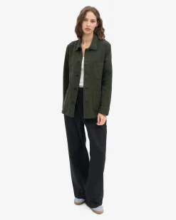 Organic Workwear Jacket - Hunter Green