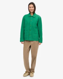 Organic Workwear Jacket - Kelly Green