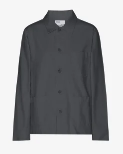 Organic Workwear Jacket - Lava Grey