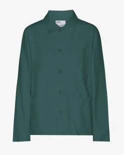 Organic Workwear Jacket - Ocean Green