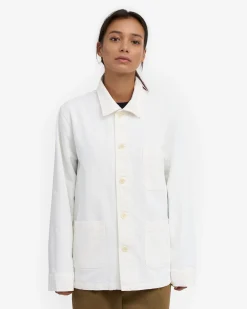 Organic Workwear Jacket - Optical White