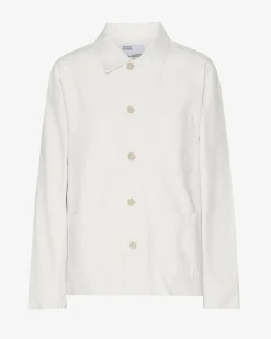 Organic Workwear Jacket - Optical White