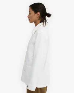 Organic Workwear Jacket - Optical White