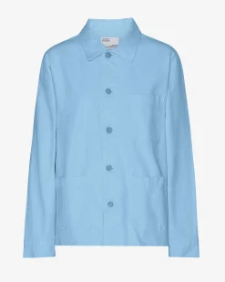 Organic Workwear Jacket - Seaside Blue
