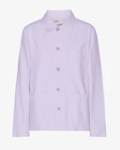 Organic Workwear Jacket - Soft Lavender