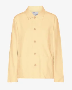 Organic Workwear Jacket - Soft Yellow