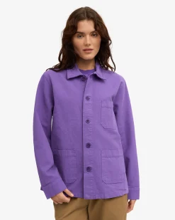 Organic Workwear Jacket - Ultra Violet