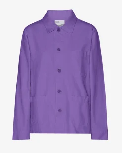 Organic Workwear Jacket - Ultra Violet