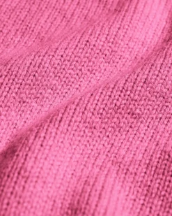 Oversized Merino Wool Crew - Bubblegum Pink
