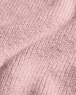 Oversized Merino Wool Crew - Faded Pink