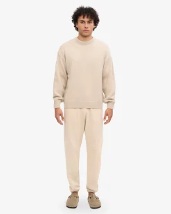 Oversized Merino Wool Crew - Ivory White