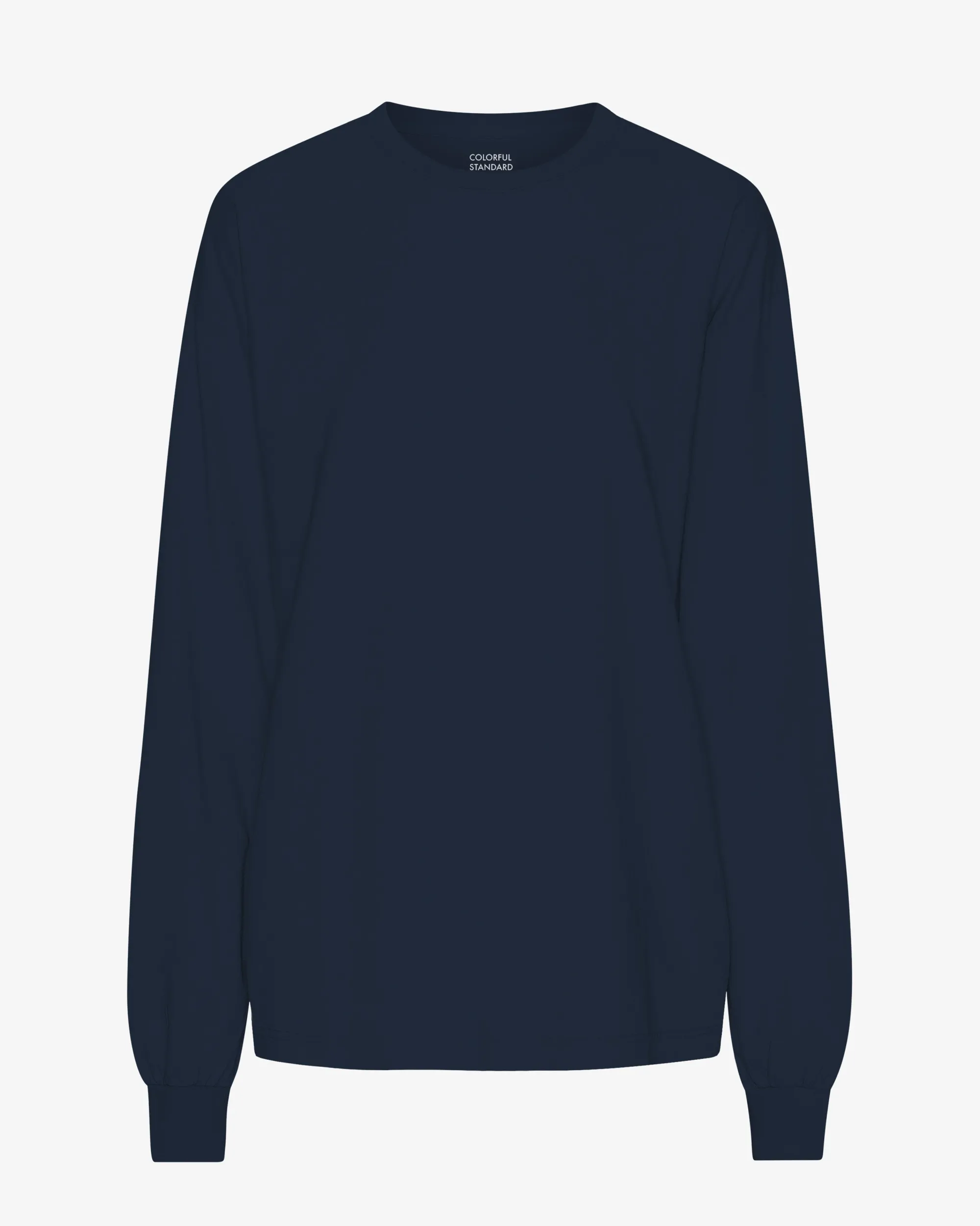 Oversized Organic LS T-Shirt - Navy Blue