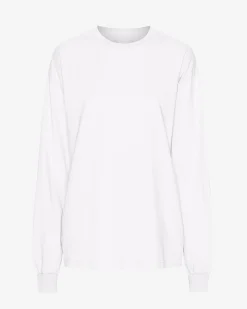 Oversized Organic LS T-Shirt - Optical White