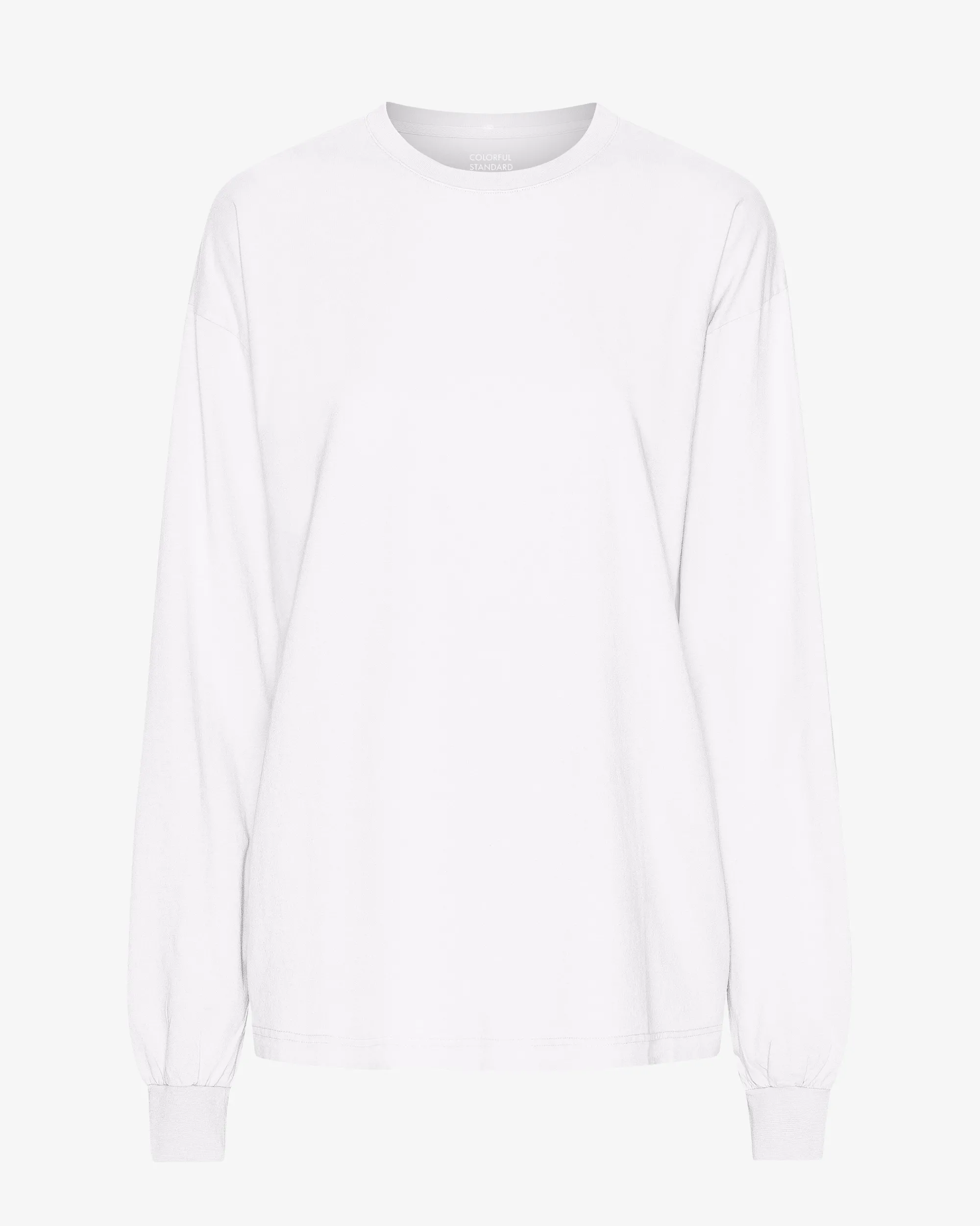 Oversized Organic LS T-Shirt - Optical White