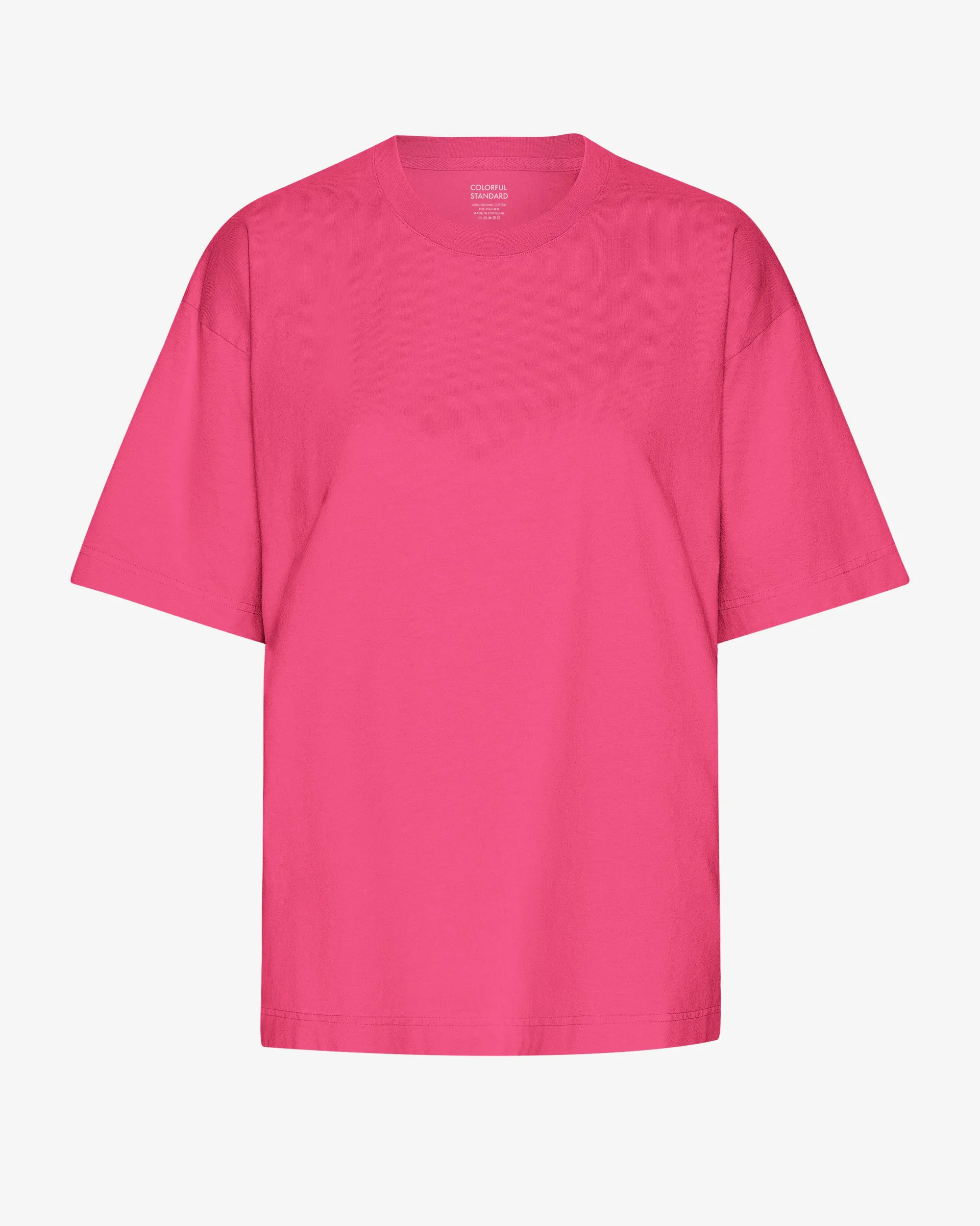 Oversized Organic T-Shirt - Bubblegum Pink