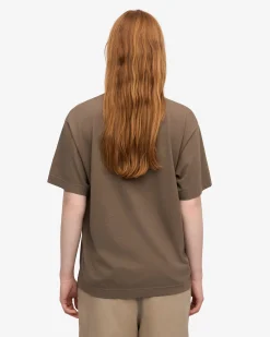 Oversized Organic T-Shirt - Cedar Brown
