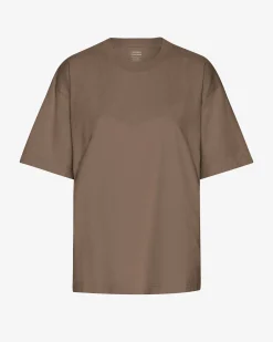 Oversized Organic T-Shirt - Cedar Brown