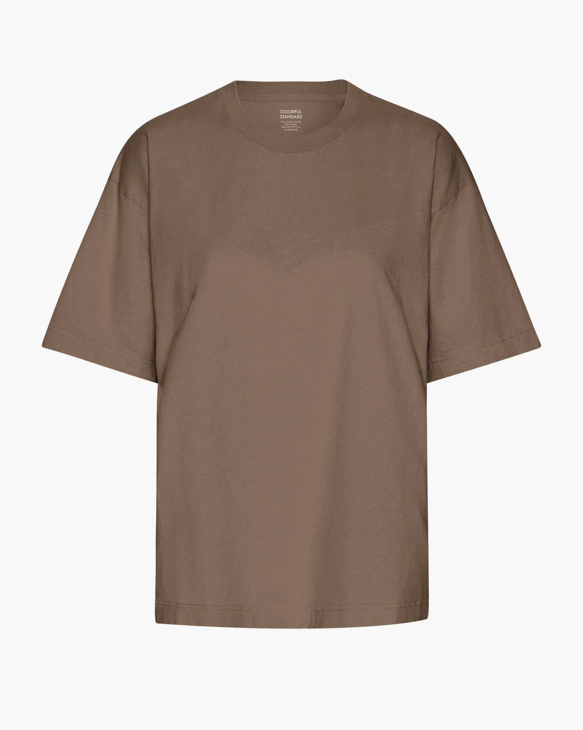Oversized Organic T-Shirt - Cedar Brown