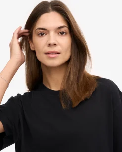Oversized Organic T-Shirt - Deep Black