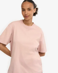 Oversized Organic T-Shirt - Faded Pink