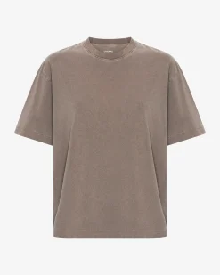 Oversized Organic T-Shirt - Faded Khaki