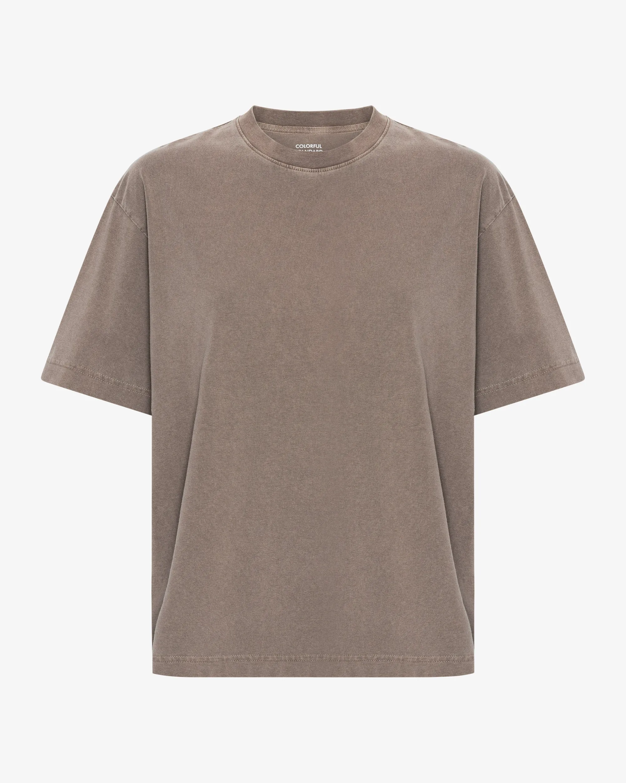 Oversized Organic T-Shirt - Faded Khaki