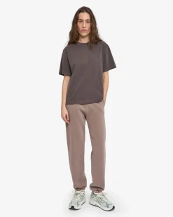 Oversized Organic T-Shirt - Faded Mud