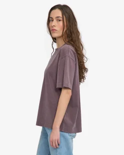 Oversized Organic T-Shirt - Faded Grape