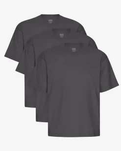 Oversized Organic T-Shirt - Lava Grey (3-Pack)