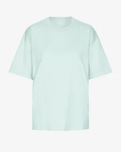 Oversized Organic T-Shirt - Light Aqua